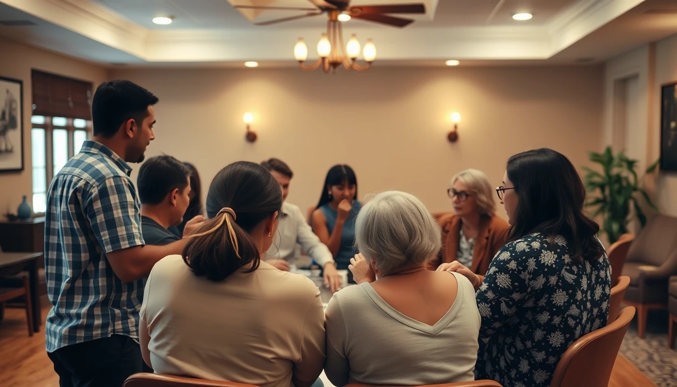 Support group meeting